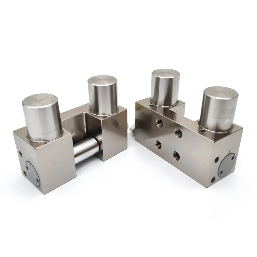 AKS15B–MKS3001A Rail Clamp 20Crmo+Nickel plating