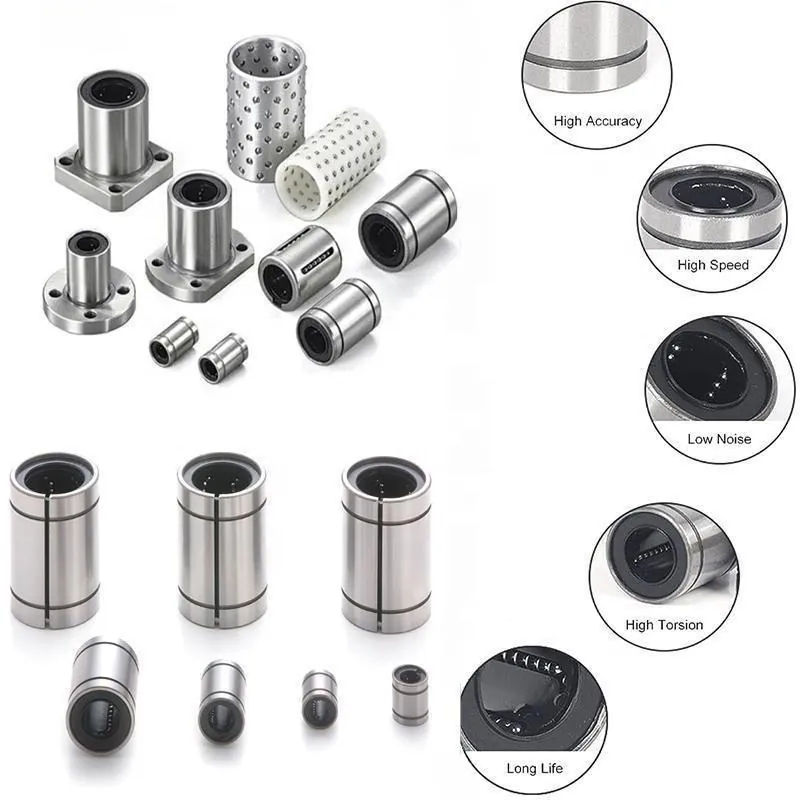 High Load Flanged Type Linear Bearings LMF12UU