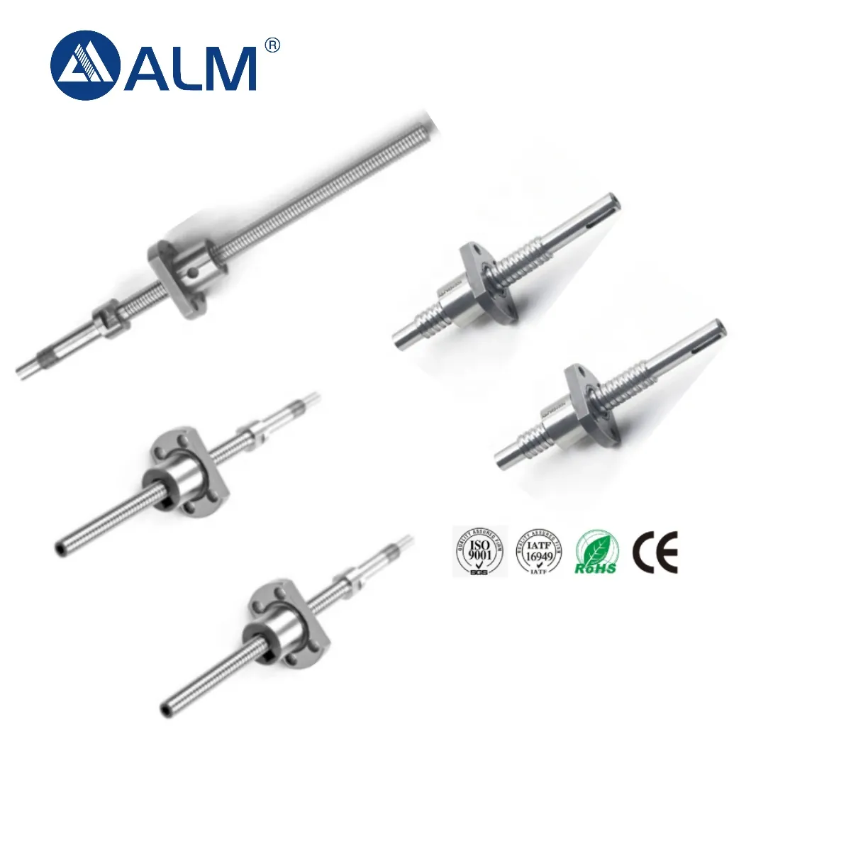 Miniature Ballscrew Bearing Steel High Stiffness