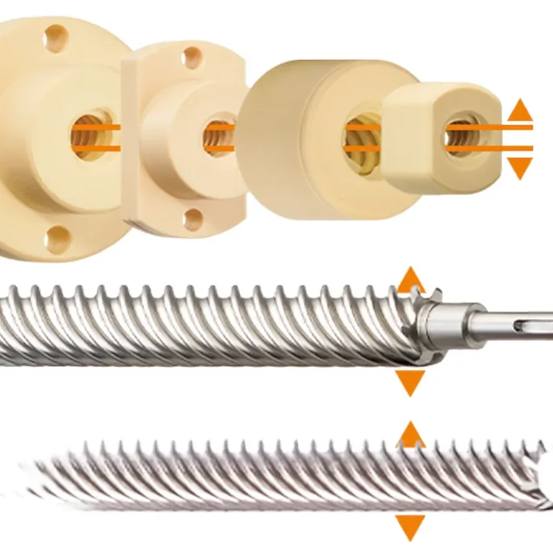 Stainless T8–T20 Linear Actuator